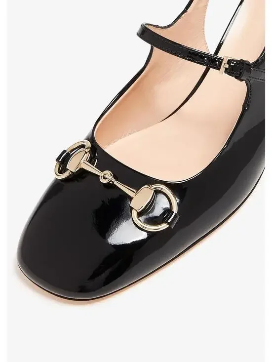 Gucci Horsebit Patent Leather Pumps(PLEASE REQUEST YOUR SIZE BEFORE PURCHASING) - Picture 2 of 4